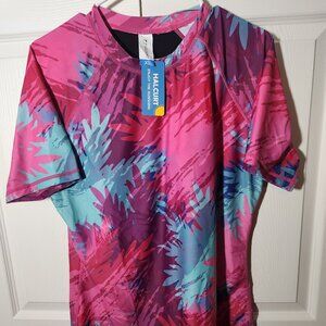 Halcurt Women's Two Piece Rash Guard Swimsuit Set - Size XL NWT